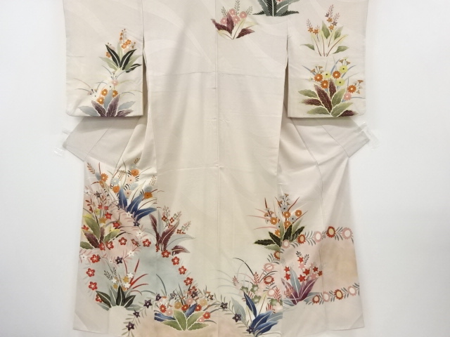 アンティーク 錦紗 女の子 子供着物 NO6 アンティーク着物 ] - 縮緬